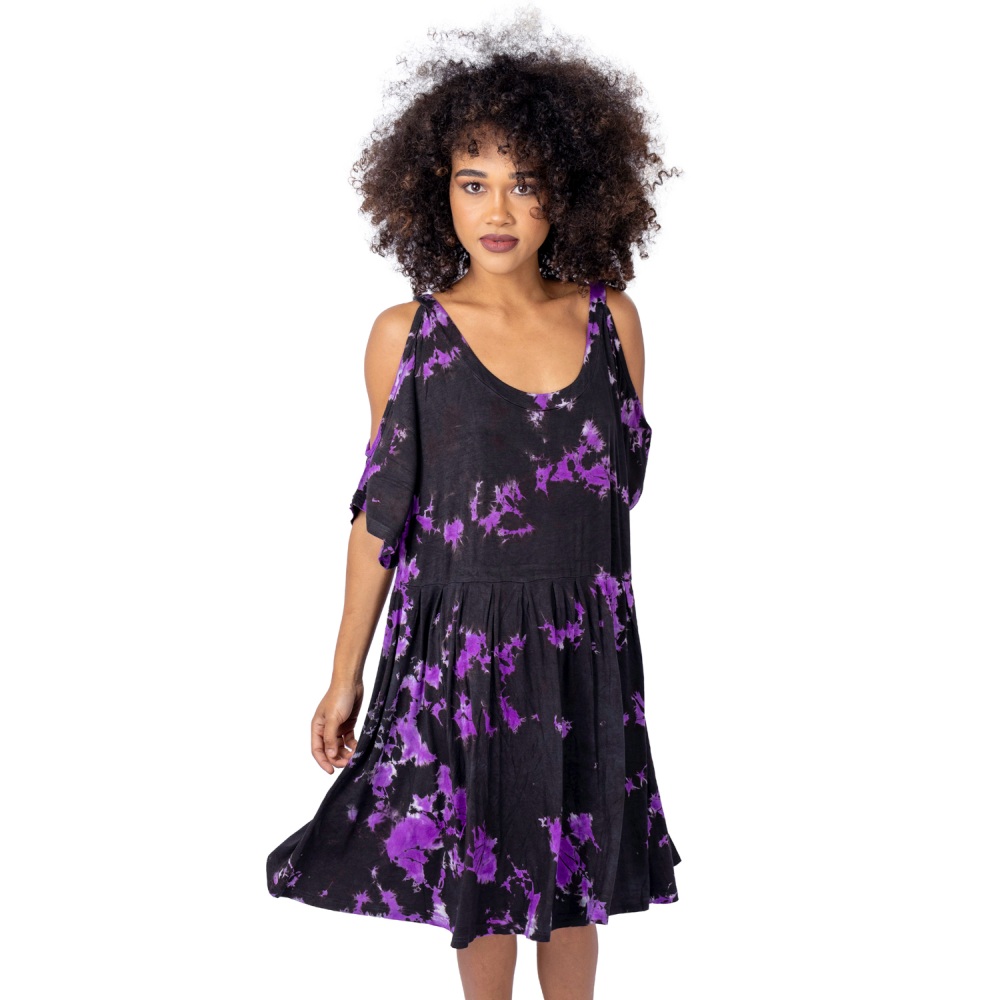 Innocent Lifestyle - MAGARI Robe courte - Noir/Violet